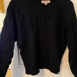 Philosophy Black Sweater - Size L
